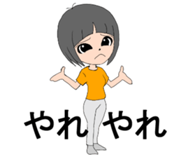 Maya and her happy mover's team2 sticker #8248970