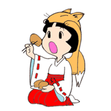 Miko and fox sticker #8249236