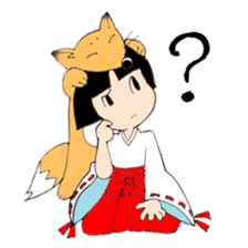 Miko and fox sticker #8249256