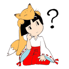 Miko and fox sticker #8249256