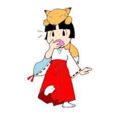 Miko and fox sticker #8249262