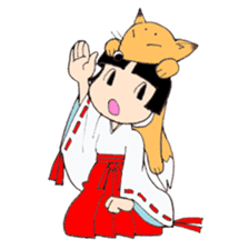 Miko and fox sticker #8249269