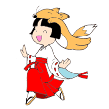 Miko and fox sticker #8249272