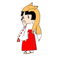 Miko and fox sticker #8249273