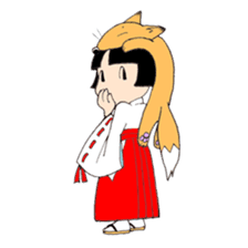 Miko and fox sticker #8249273