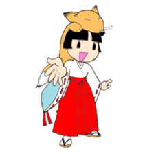 Miko and fox sticker #8249274