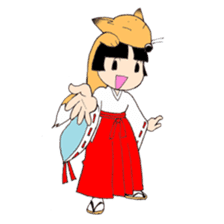 Miko and fox sticker #8249274