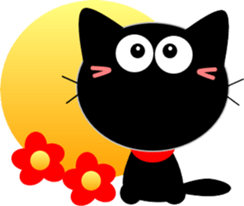 Friends of cute cat sticker #8249556