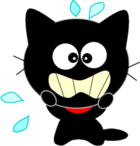 Friends of cute cat sticker #8249561