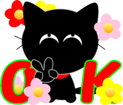 Friends of cute cat sticker #8249582