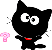 Friends of cute cat sticker #8249583