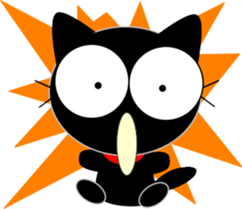 Friends of cute cat sticker #8249585