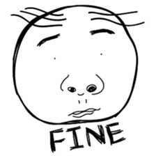 strange riceman sticker #8249832