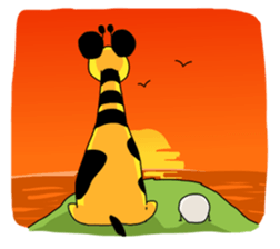Sticker with Giraffe sticker #8250005