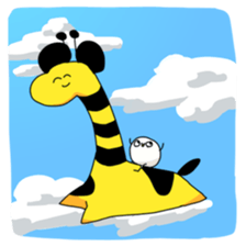 Sticker with Giraffe sticker #8250028