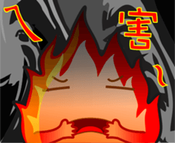 Small flames sticker #8250405