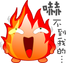 Small flames sticker #8250428