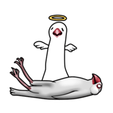 Rial Java sparrow sticker sticker #8251019