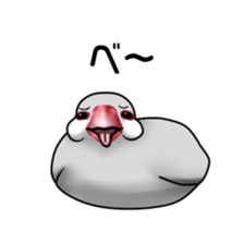 Rial Java sparrow sticker sticker #8251031