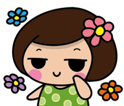 Flowering Mom sticker #8251156