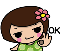 Flowering Mom sticker #8251174