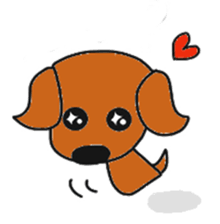 Talking dachshund 3 sticker #8251520