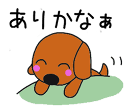 Talking dachshund 3 sticker #8251521