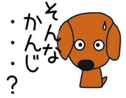 Talking dachshund 3 sticker #8251526