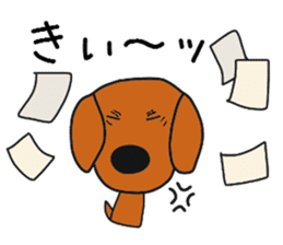 Talking dachshund 3 sticker #8251530