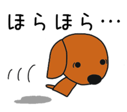Talking dachshund 3 sticker #8251532