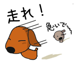 Talking dachshund 3 sticker #8251538