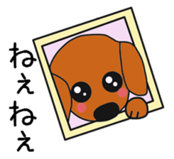 Talking dachshund 3 sticker #8251541