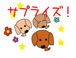 Talking dachshund 3 sticker #8251546