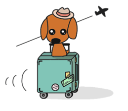 Talking dachshund 3 sticker #8251550