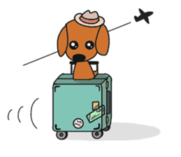 Talking dachshund 3 sticker #8251550