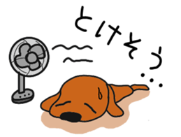 Talking dachshund 3 sticker #8251552