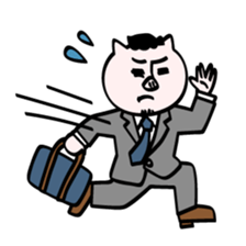 Smart man Butahiko sticker #8251905