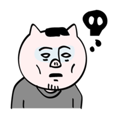 Smart man Butahiko sticker #8251915