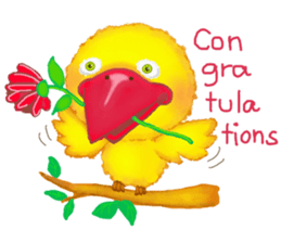 Jub Jib Yellow Bird sticker #8252835