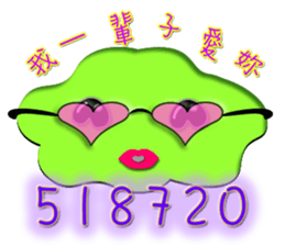 Martian - Love Password articles sticker #8252842