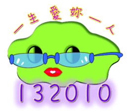 Martian - Love Password articles sticker #8252854