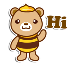 Honey Bear and sweety Rabbit sticker #8253116