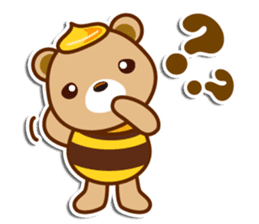 Honey Bear and sweety Rabbit sticker #8253134