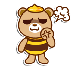 Honey Bear and sweety Rabbit sticker #8253140