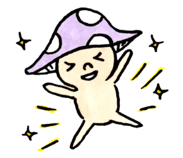The Light Purple Mushroom 2 sticker #8253596
