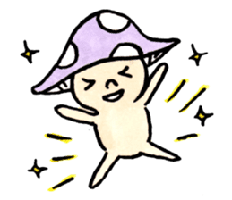 The Light Purple Mushroom 2 sticker #8253596