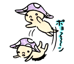 The Light Purple Mushroom 2 sticker #8253597
