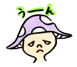 The Light Purple Mushroom 2 sticker #8253600