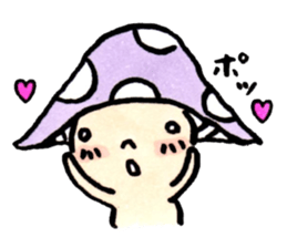 The Light Purple Mushroom 2 sticker #8253601