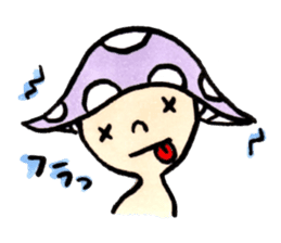 The Light Purple Mushroom 2 sticker #8253611